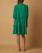 BUTTON THROUGH BABYDOLL DRESS