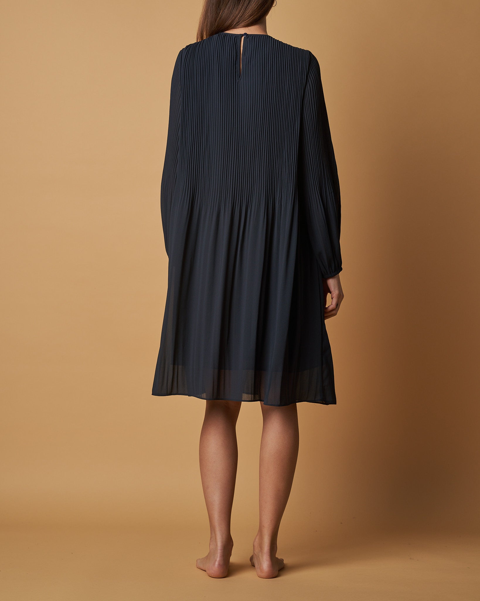pleated dress australia Vintage Marc Alexander Blue Pleated Dress & Jacket Set 70s Australia Sz 8-10