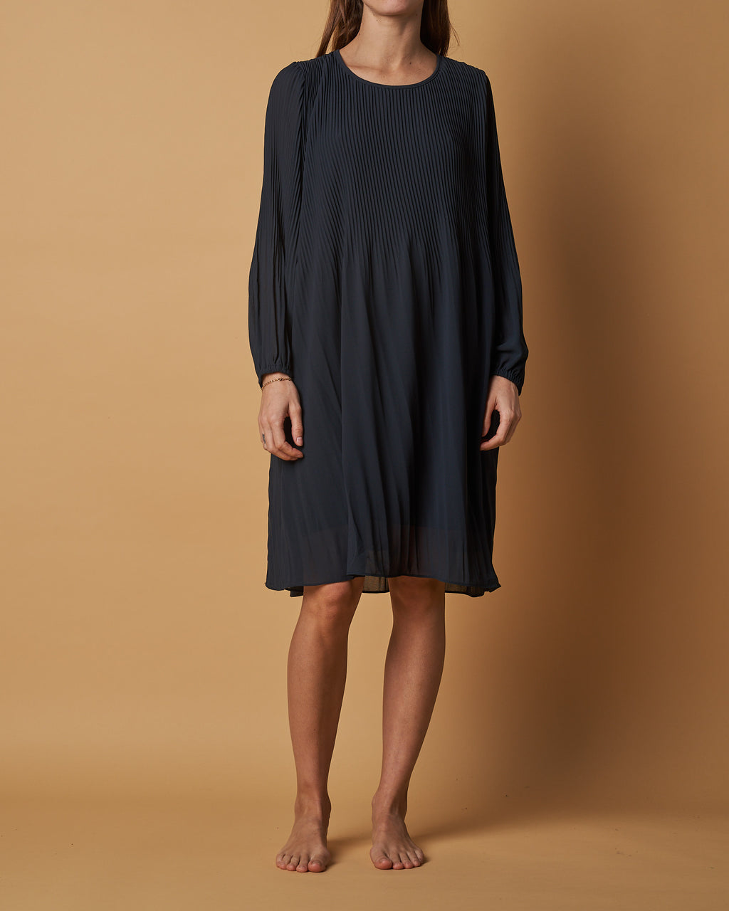 ASHLEIGH MICRO PLEAT DRESS