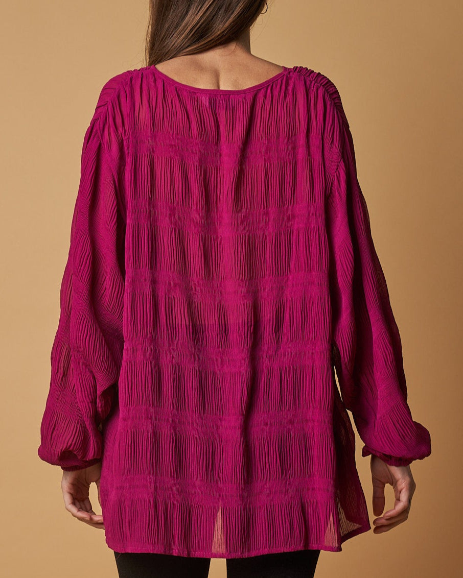 GEMMA TEXTURED TOP