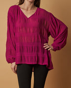 GEMMA TEXTURED TOP