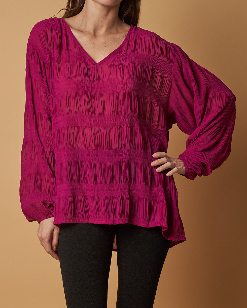 GEMMA TEXTURED TOP