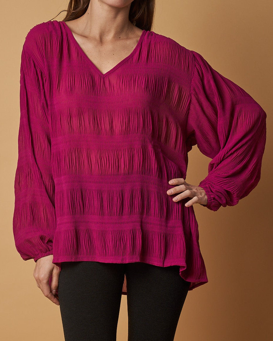 GEMMA TEXTURED TOP