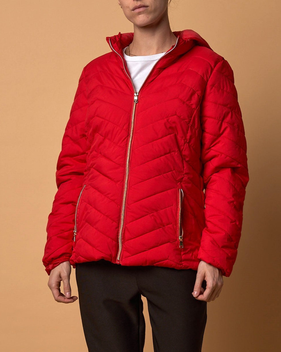 PUFFER JACKET W/ HOOD