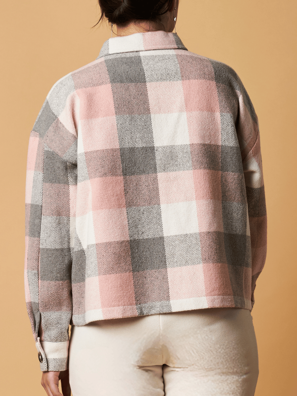 CROPPED CHECKED SHACKET