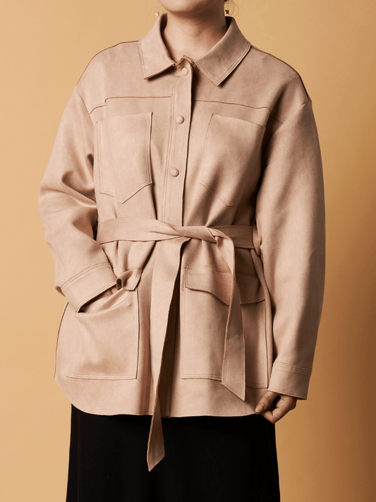 SUEDED JACKET