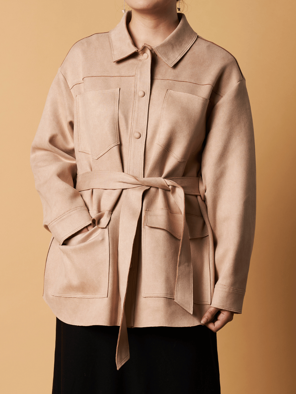 SUEDED JACKET