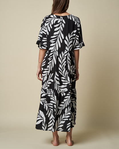TIERED MAXI DRESS