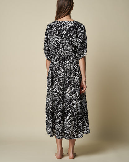 TIERED MAXI DRESS