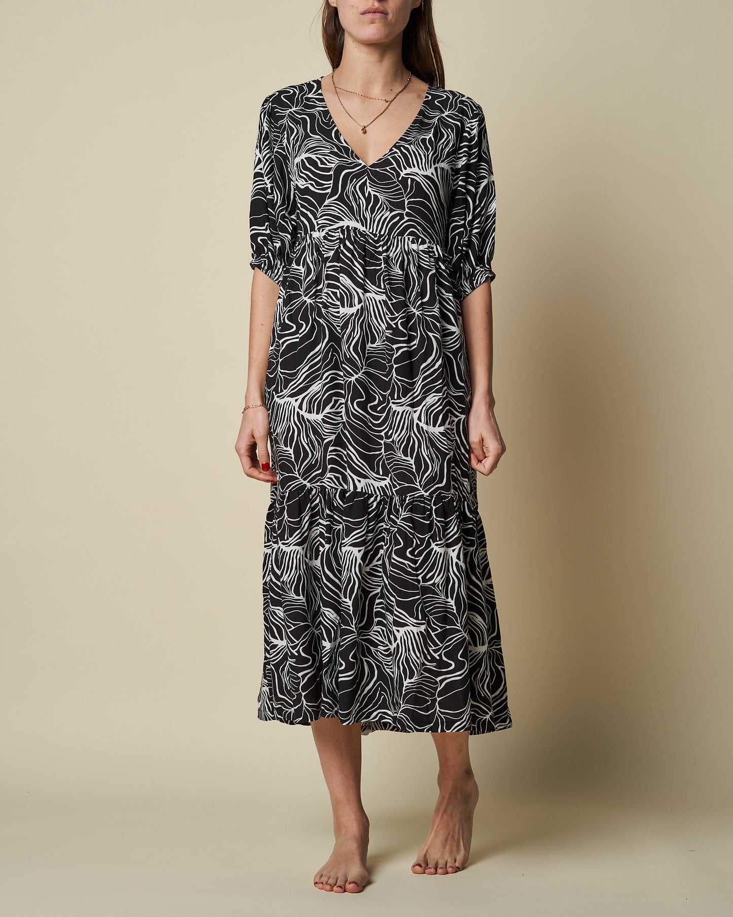 TIERED MAXI DRESS