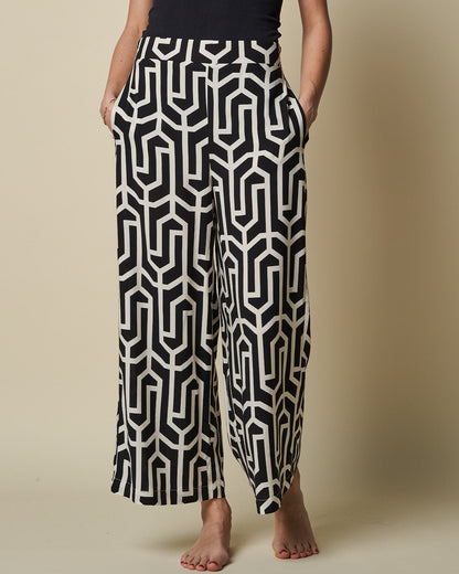 CROPPED WIDE LEG PANT