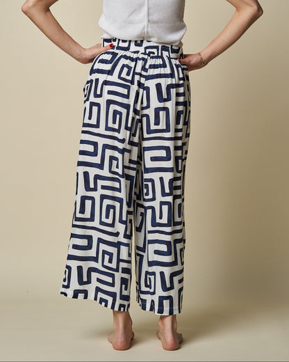 CROPPED WIDE LEG PANT