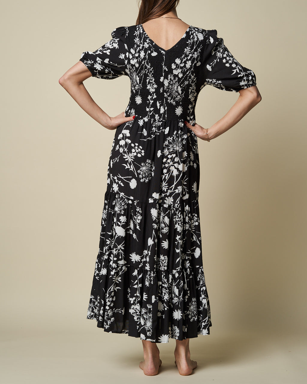 LONG FLORAL DRESS – Cherrylane Australia