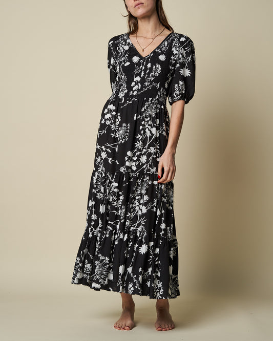 LONG FLORAL DRESS