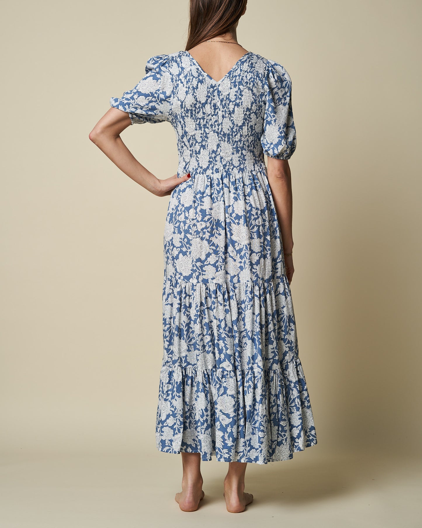 LONG FLORAL DRESS