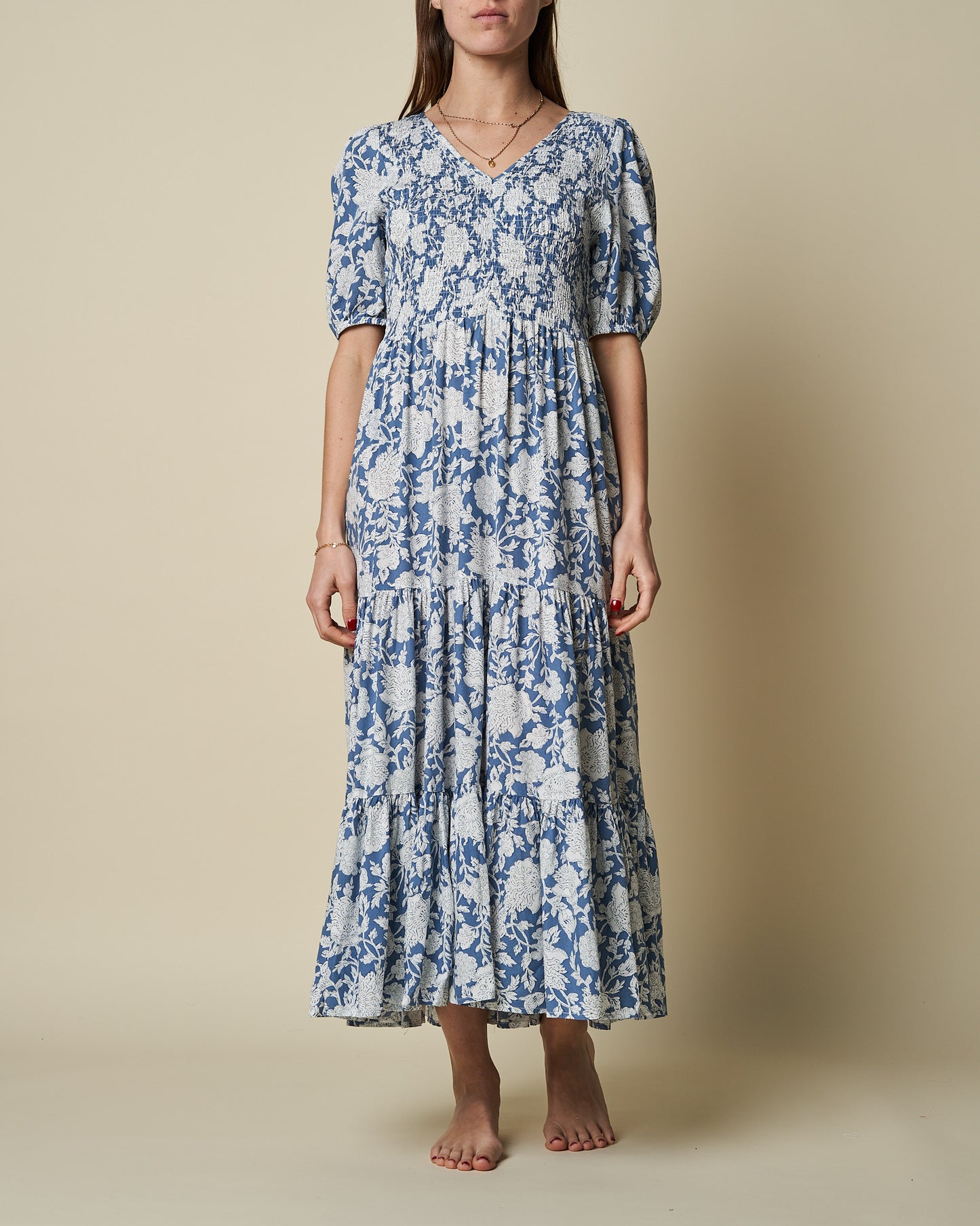 LONG FLORAL DRESS