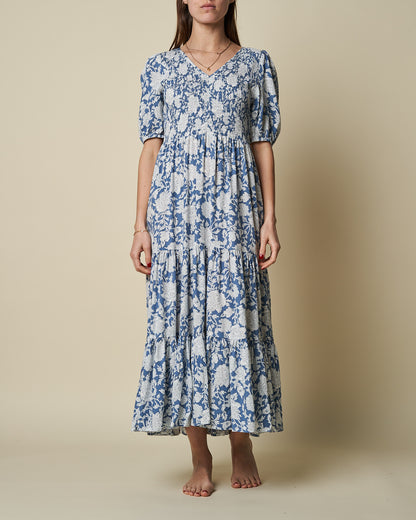 LONG FLORAL DRESS