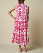 GEOMETRIC BABYDOLL DRESS