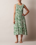 SHIRRED BODICE DRESS