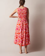 SHIRRED BODICE DRESS