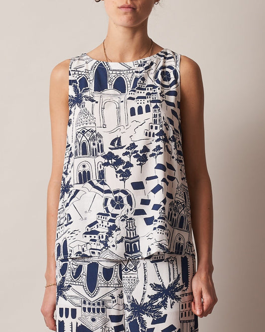 BUTTON BACK TANK TOP