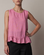 BUTTON BACK TANK TOP