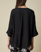 BACK PLEAT TOP