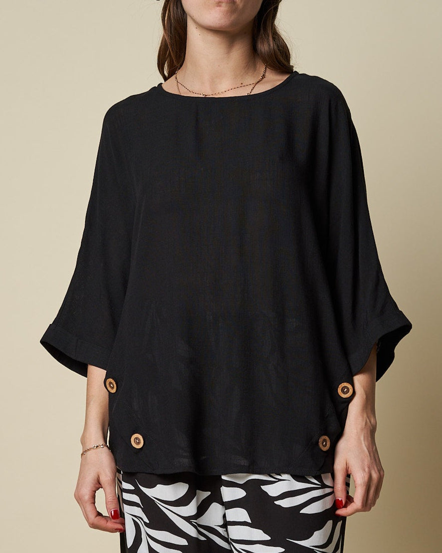 BACK PLEAT TOP
