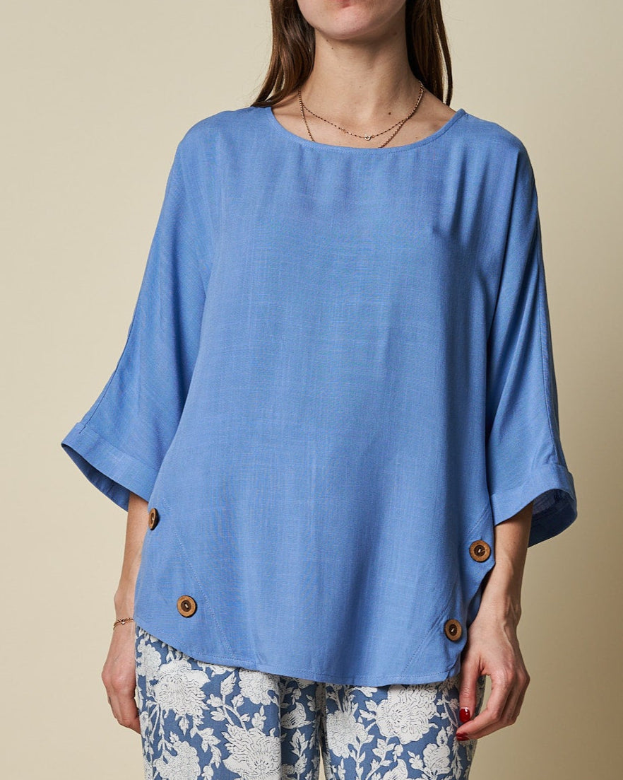 BACK PLEAT TOP