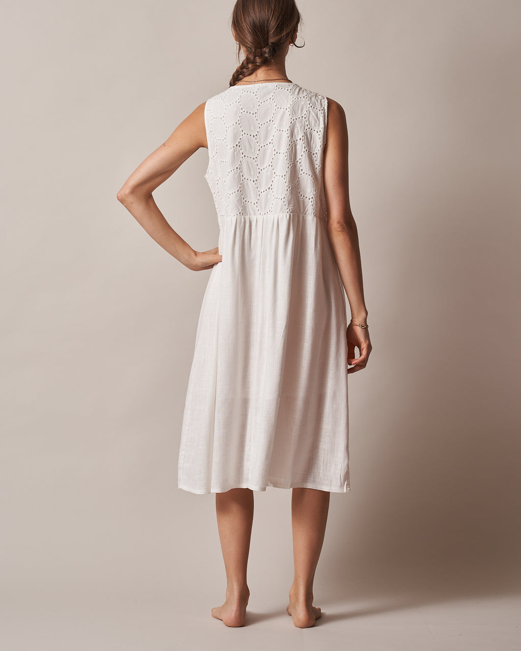 AVALON BRODERIE BODICE DRESS