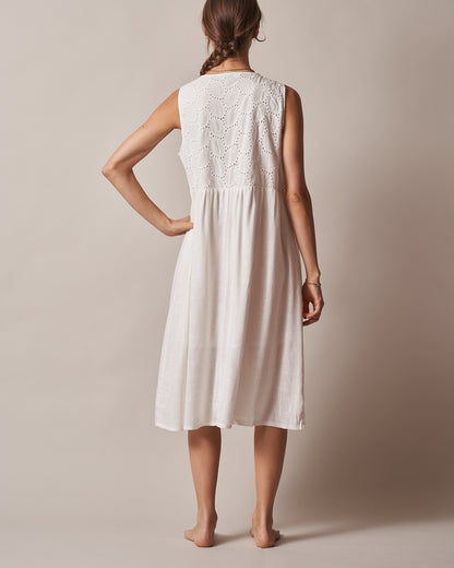 AVALON BRODERIE BODICE DRESS