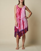 TIE-DYE UMBRELLA DRESS