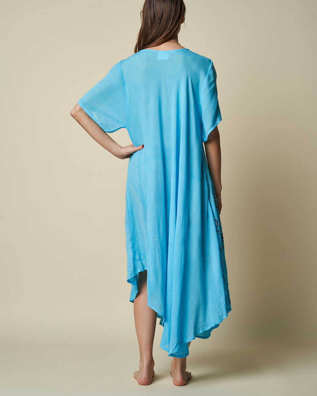 SHORT SLEEVE UMBRELLA DRESS