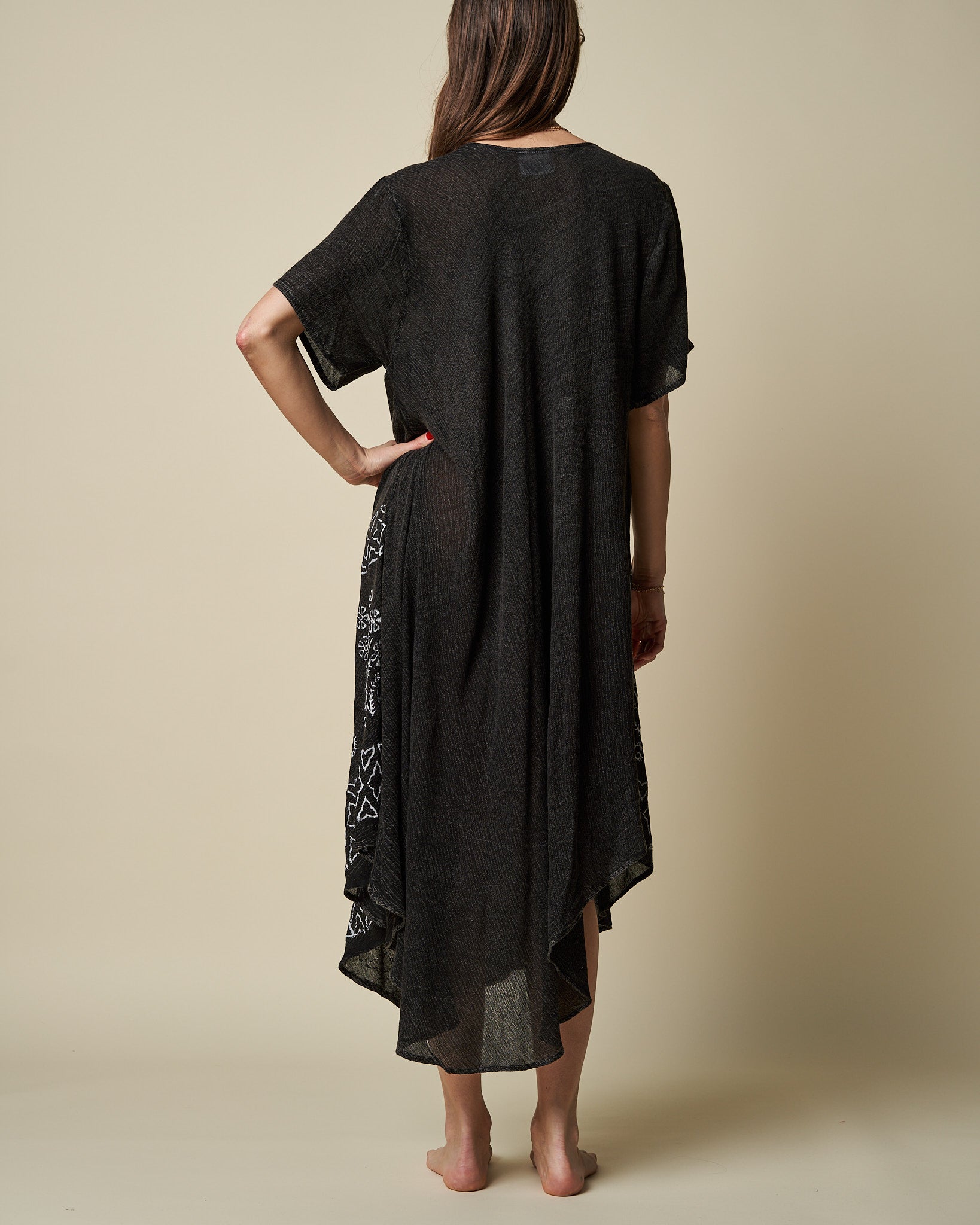 SHORT SLEEVE UMBRELLA DRESS