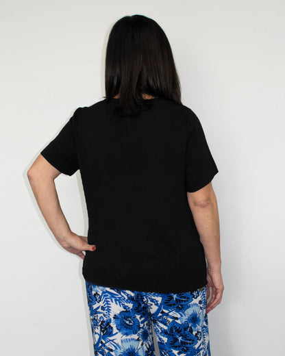 KEYHOLE BACK TEE
