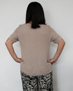 KEYHOLE BACK TEE