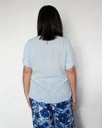 KEYHOLE BACK TEE