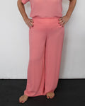 SHIR WAIST WIDE LEG PANT