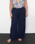SHIR WAIST WIDE LEG PANT