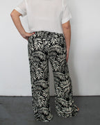 SHIR WAIST WIDE LEG PANT
