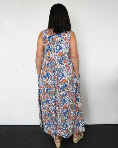 MAXI DRESS W/ PLEAT