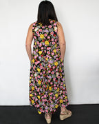 MAXI DRESS W/ PLEAT