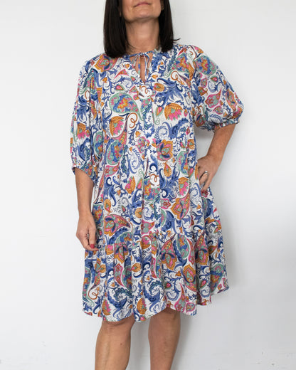 BUTTON THRU BABYDOLL DRESS