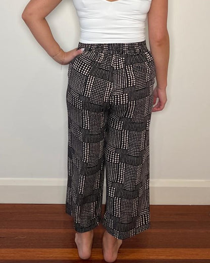 CROPPED WIDE LEG PANT