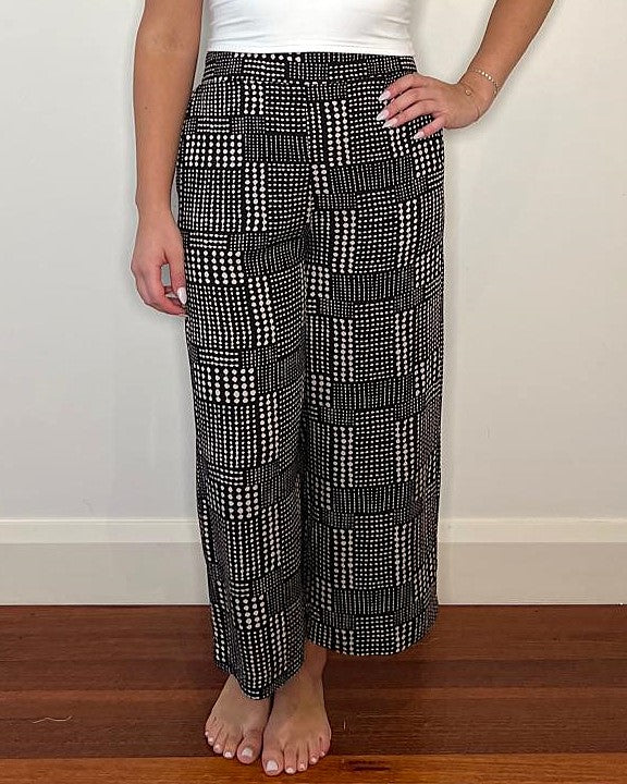 CROPPED WIDE LEG PANT