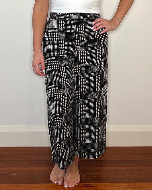 CROPPED WIDE LEG PANT