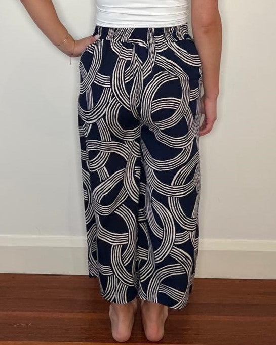 CROPPED WIDE LEG PANT