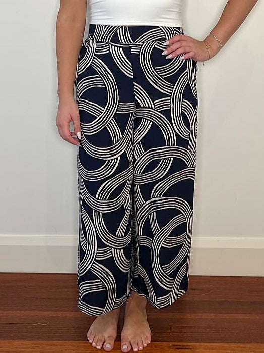 CROPPED WIDE LEG PANT