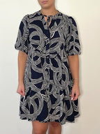 BUTTON THRU BABYDOLL DRESS