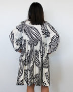 BALLOON SLEEVE BABYDOLL DRESS